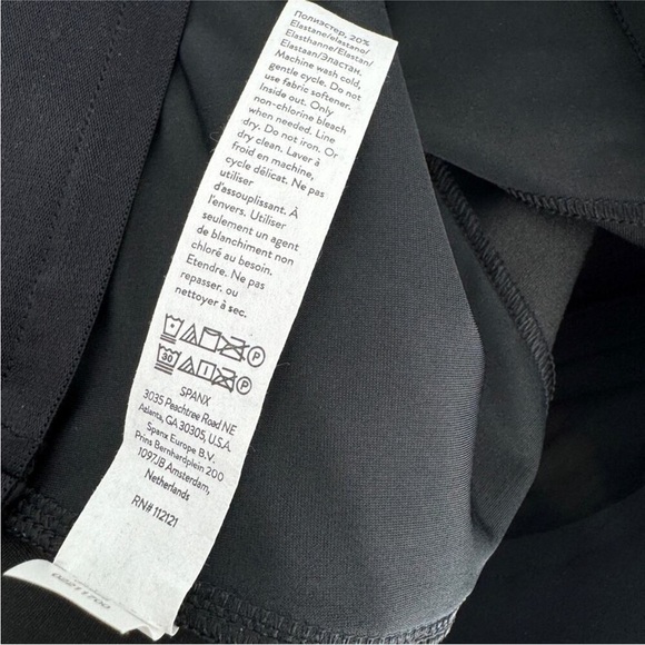 Spanx Leather Like Flare Pants in Black Size XL Petite NEW with Tags - Picture 13 of 17